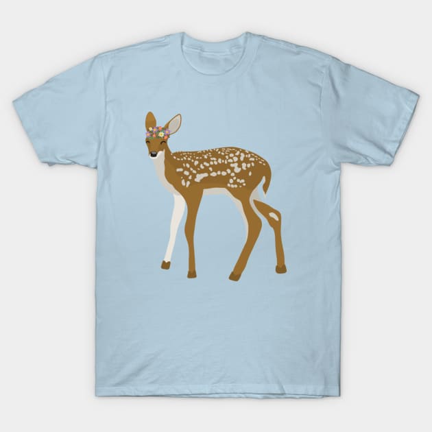 Cute Deer T-Shirt by crankycranium